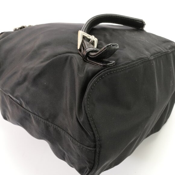 Prada Small Tessuto Backpack Bag with Chain B4821 - Picture 9 of 16